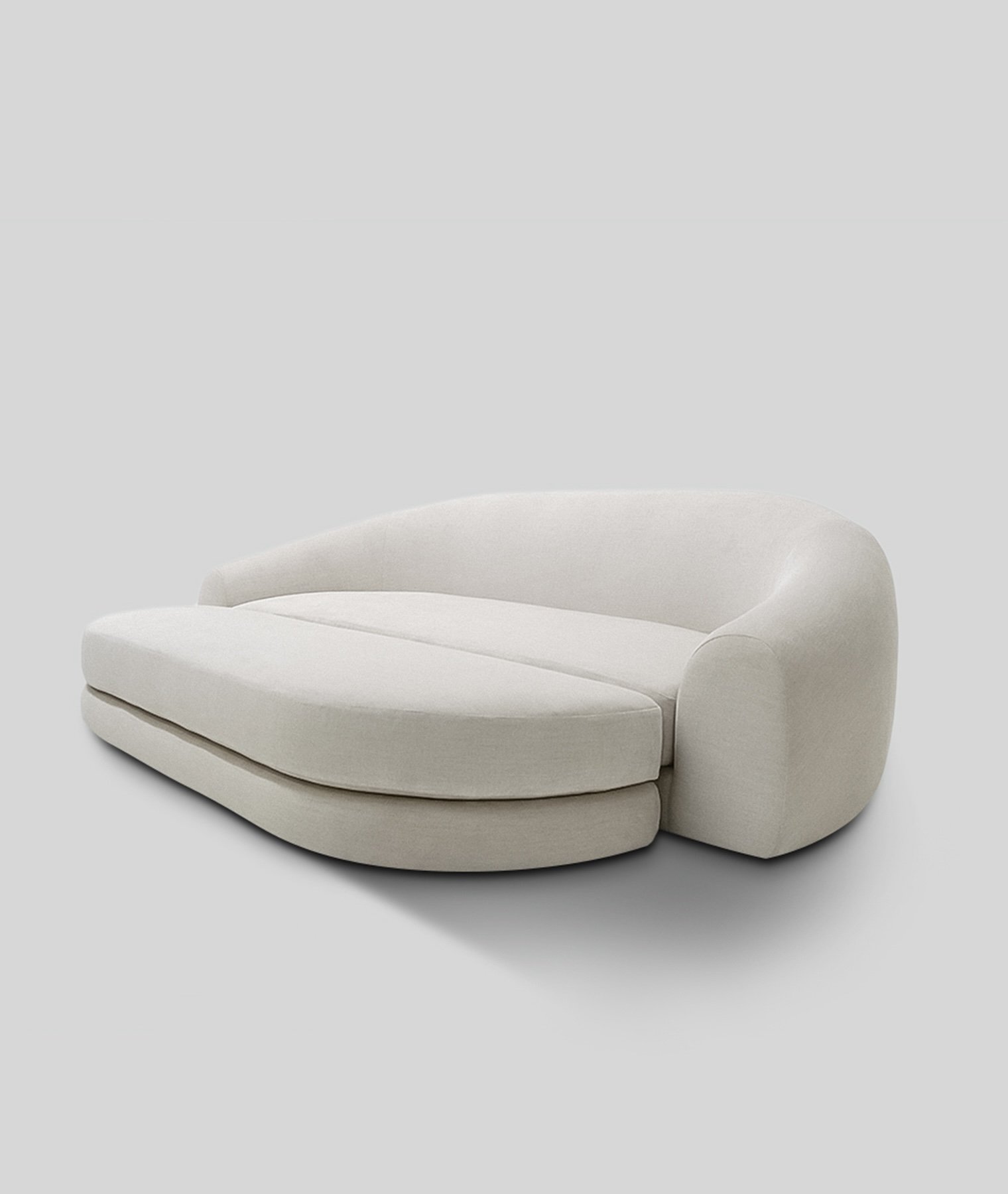 ROOM Furniture and Lighting Amy Crain Lola Sofa with Ottoman 2